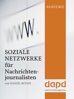 cover image of Soziale Netzwerke für Nachrichtenjournalisten